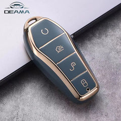 4 Buttons TPU Car Key Case for BYD Atto 3 Han EV Dolphin Remote Control Protect Cover Auto Accessories