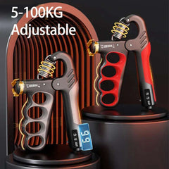 5-60/100/150kg Grip Strength Gym Wrist Expander Hand Strengthener Adjustable Muscle Recovery Fitness Hand Strength Exercise