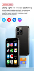 هاتف SOYES XS16 Mini 4G LTE صغير الحجم، ذاكرة وصول عشوائي 3 جيجابايت، سعة تخزين 64 جيجابايت، نظام تشغيل Android10.0، شاشة 3 بوصات، كاميرا 5 ميجابكسل، شريحتي اتصال، متجر Play، واتساب