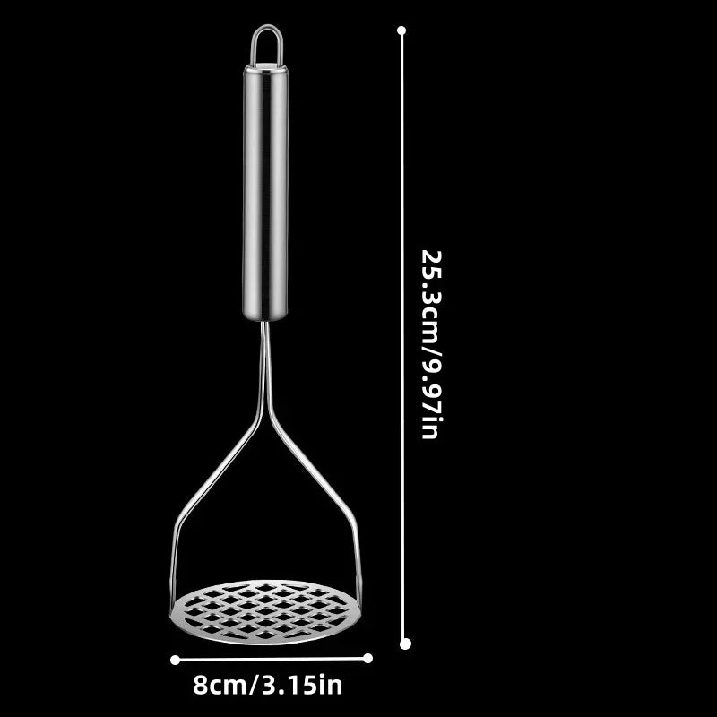 Home kitchen small tools, creative mud press, mashing machine, mud juice machine, stainless steel potato crusher, fruit pushing