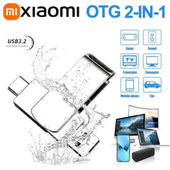 Xiaomi 16TB USB3.2 Flash Drive Metal High-Speed Pen Drive 8TB 4TB Waterproof Type-C USB Pen Drive For Computer Storage Devices