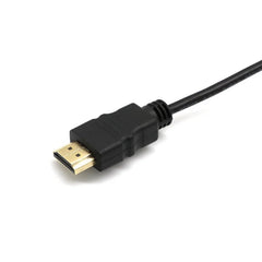 كابل HDMI بطول 1.8 متر إلى VGA بدقة 1080 بكسل عالية الدقة مع كابل محول صوت كابل HDMI إلى VGA متوافق