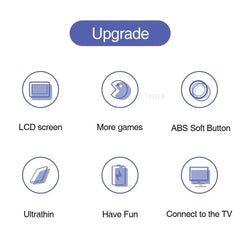 G5S 2.4 Inch Video Game Console Mini Portable Retro TV Handheld Game Player Built-in 500 Games AV Output Support 2 Player