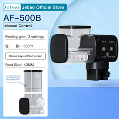 وحدة تغذية أسماك Jebao Jecod الجديدة لحوض السمك مزودة بمغذي ذكي أوتوماتيكي وتوقيت رقمي وواي فاي وجهاز تحكم عن بعد لاسلكي لتغذية الأسماك