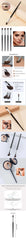 3D Contour Nose Shadow Brush - Angled Eyeliner Wand, Portable travel,Highlighter Makeup Brush,Beginner Professional Makeup Tools