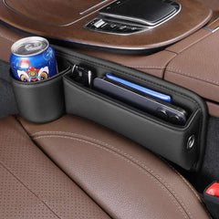 1pcs Car Seat Gap Organizer Storage Box Pocket Multifunction Wallet Keys Card Cup Phone Holder Auto Cup Holder Storage Box