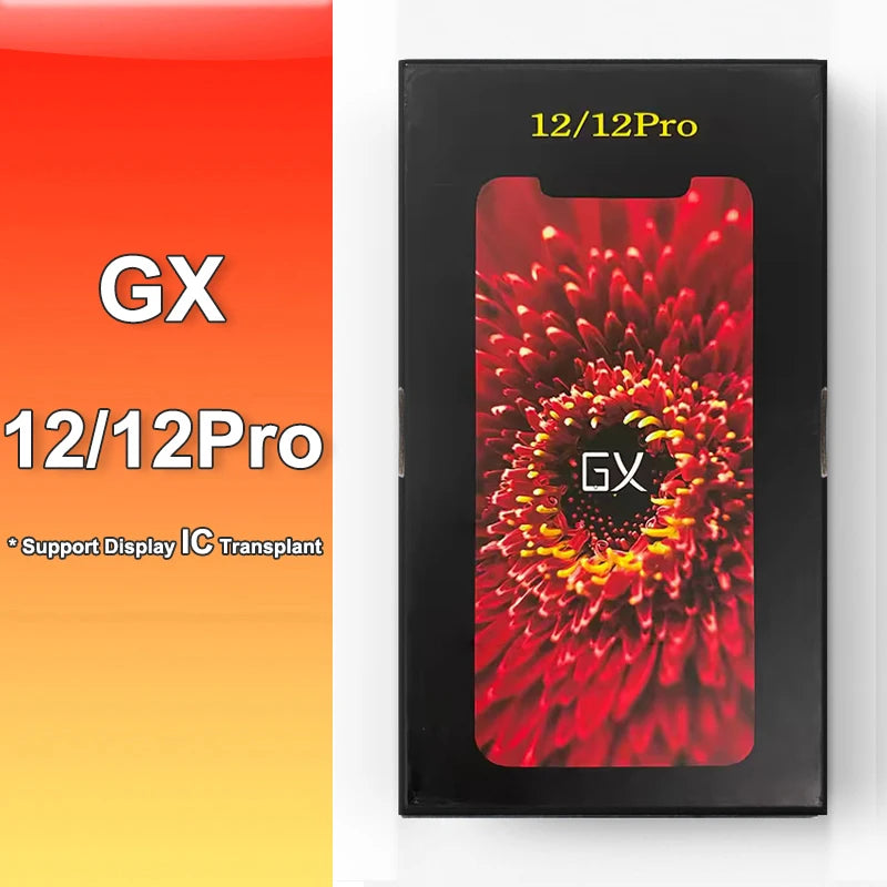 GX Series OLED For iPhone X XS 11 12 13 14 Pro Max Plus Mini LCD Display Touch Screen Digitizer Assembly Replacement