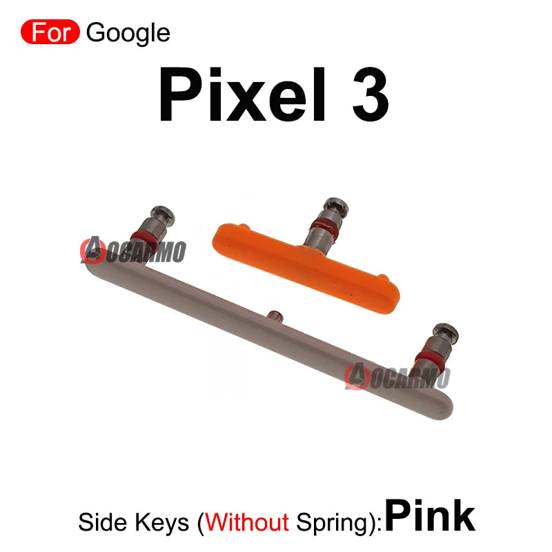 For Google Pixel 3 XL 3XL Power on/ off Volume Buttons Side Keys Replacement Parts
