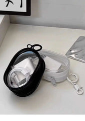Portable Mini Zipper Storage Bag Keychain Box Organizer For Earphones Chargers Bags  A Gift for My Girlfriend Case