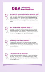 500g Lavender Body Scrub Shea Butter Exfoliating Deep Cleansing Dead Skin Removal Whitening Moisturizing Smooth Skin Body Care