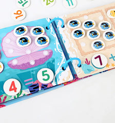 Busy Book for Kids, Animals Vehicles Dinosaurs Stickers, Matching Number & Letter Games, Interactive Learning Activity Book