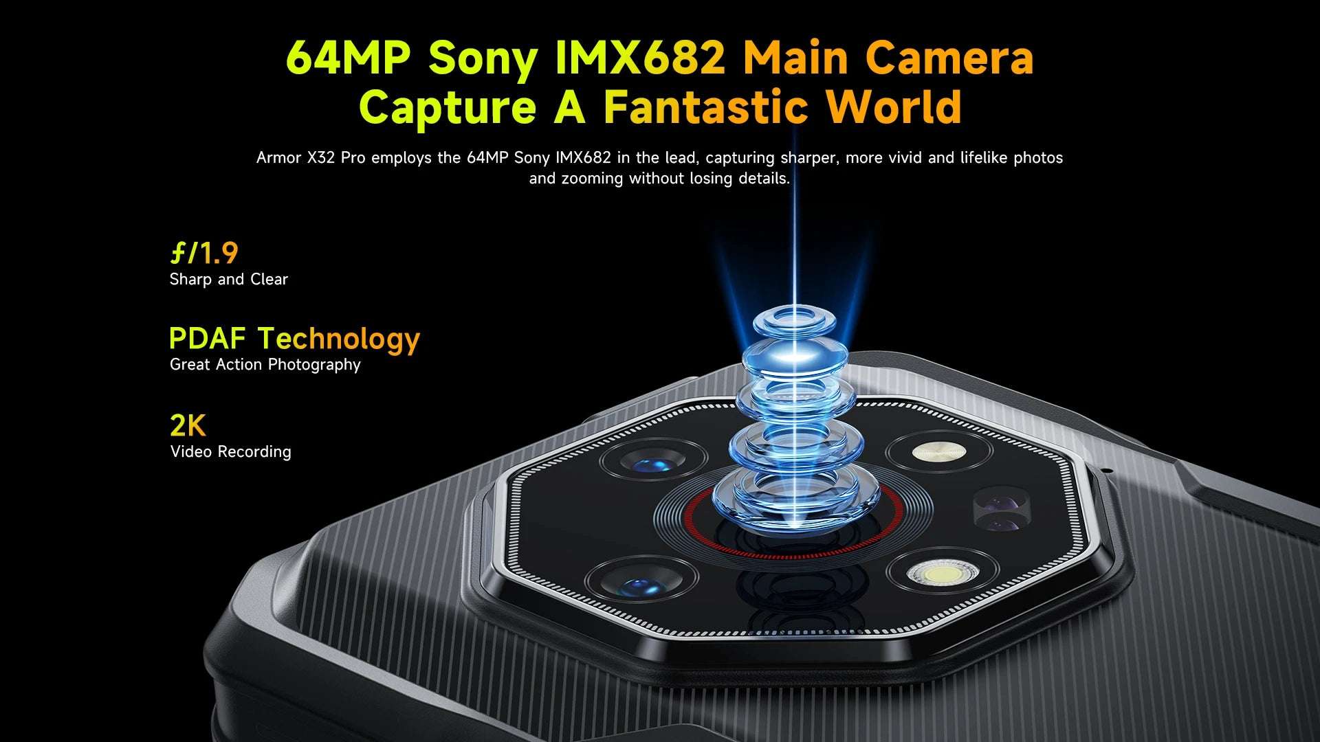 Armor X32 Pro 5G Rugged Phone Android  Waterproof Smartphone Up to 16GB RAM 256GB ROM  5.65”Dimensity 6300 NFC Mobile Phone