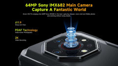 Armor X32 Pro 5G Rugged Phone Android  Waterproof Smartphone Up to 16GB RAM 256GB ROM  5.65”Dimensity 6300 NFC Mobile Phone