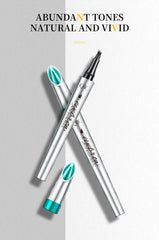 4 Points Eyebrow Pen 5 Colors Liquid Brow Pencil Dark Brown Microblading Eyebrow Pencil Waterproof Eyebrow Tattoo Pen Cosmetics