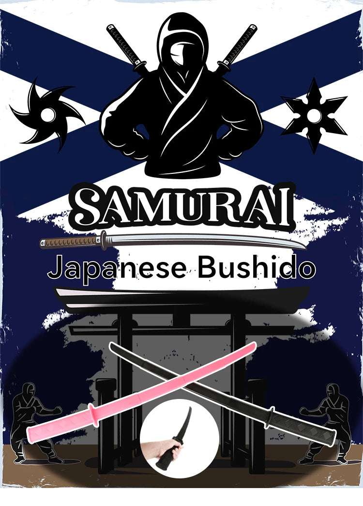 3D Printed Gravity Straight Out Telescopic Samurai Stress Relief Toys Stretchable Cos Props Creative Folding Katana Funny Gifts