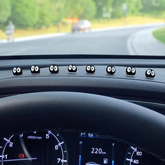 12 Pcs Cute Soot Sprites Automotive Interior Decoration Accessories for Car Rearview Mirror and Dashboard Funny Ornament Gifts