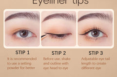 Smooth Very Fine Eyeliner Pen Longacting Quickdrying Waterproof Eyeliner Pen Suitable For Beginners Girls Holiday Gifts