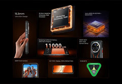 Oukitel WP55 Pro 5G Rugged Smartphone Android 15.0 New 6.6" Product Global Version 48GB(16+32) +512GB  108MP Cell Mobile Phone