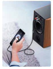 كابل صوت Aux من Rocoren مقاس 3.5 مم إلى 2RCA، محول مقسم من مقبس 3.5 مم إلى 2 RCA ذكر لصندوق التلفزيون ومكبر الصوت والفيديو وكابل سلك مكبر الصوت
