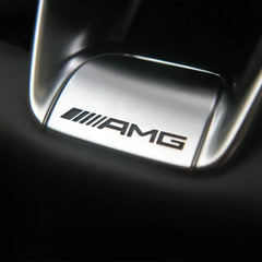 ABS Car Steering Wheel Emblem Sticker Interior Badge Decoration for Mercedes Benz W205 W168 W108 AMG W176 W204 W212 GLC CLA GLA