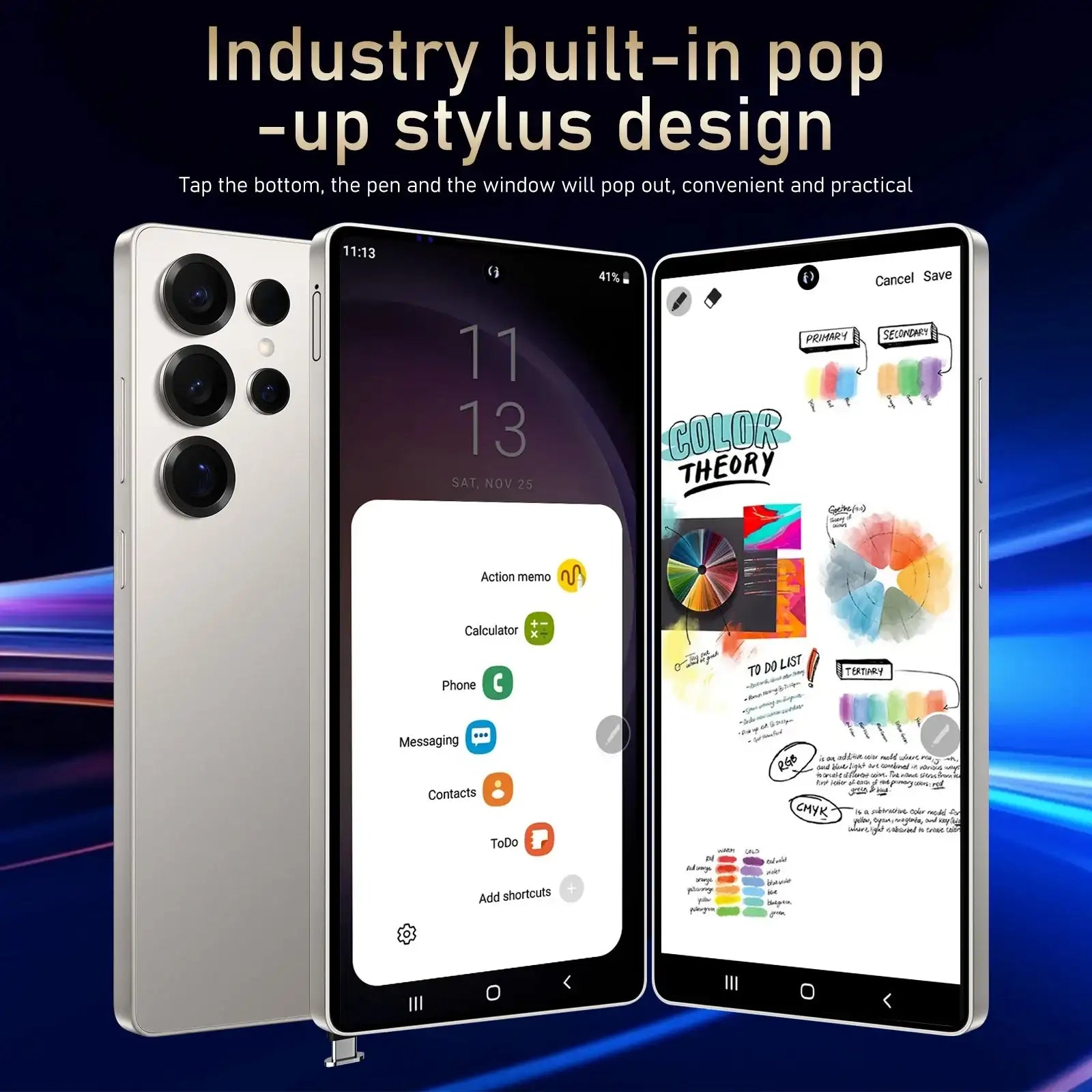 FUFFI S25 Pro Smartphone 5G Cellphones Android 12,6.8 inch Screen,12+512GB,24+48MP Mobile phone 5800mAh Google Play Store,Phone