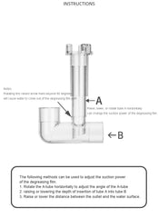 AQUAPRO Plastic Inflow Outflow Inlet Outlet Skimmer Lily Aquarium Accessories Tank Pipe Fish Water Filtro Fishbowl Akvarium