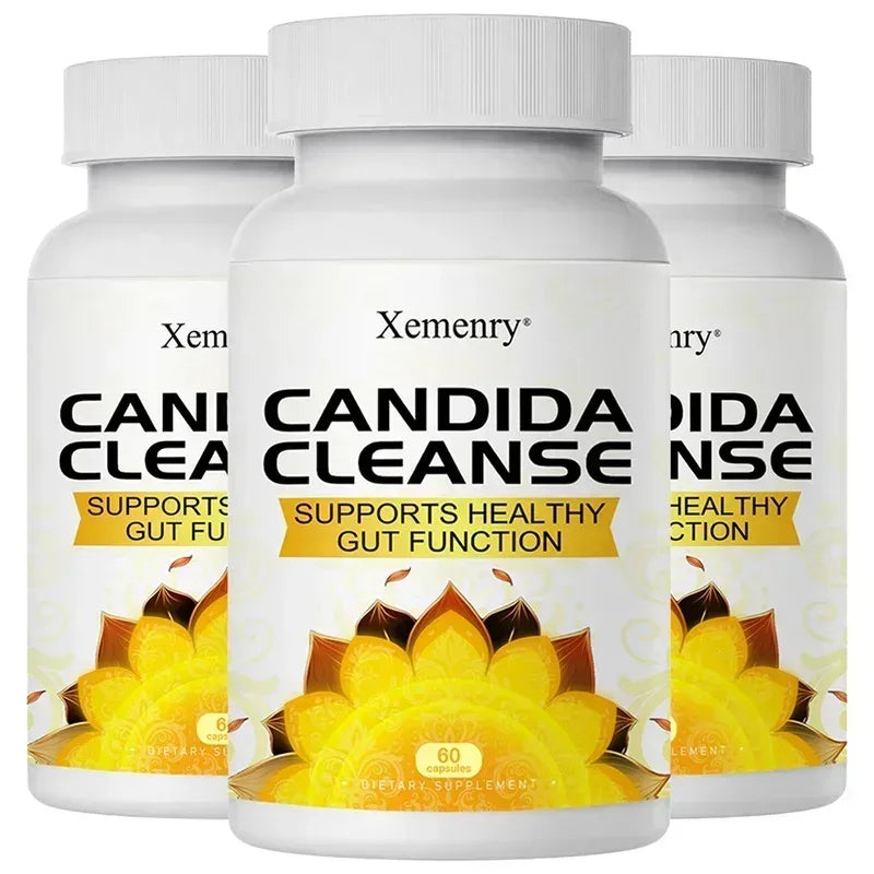 Candida Cleanse - Support Intestinal Detox & Cleansing, Balances Intestinal Flora, Metabolism, Supports Gut, Digestive Health - Mumzar