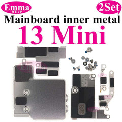 2Set Inner Metal Cover Plate Mainboard inner Iron with Screws For iPhone 13 12 15 Pro Max 14 Plus Bracket Holder Screw Parts