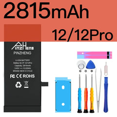 PINZHENG Real High Capacity Battery For iPhone X XR XS Max 12 13 Mini Pro Max 11 Pro Max Replacement Bateria Warranty One Year