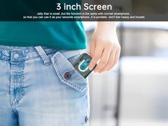 Unihertz Jelly Star Mini Smartphone Android 13 8GB 256GB Led Light Unlocked Transparent Backshell Cellphones 48MP 3 inch Phone