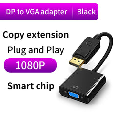 DisplayPort Display Port DP to VGA Adapter Cable For Projector DTV TV HDVD Laptop DP Male to VGA Female Converter Adapter Cable