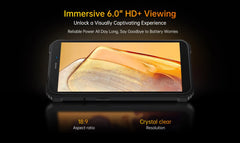 هاتف Oukitel WP32 pro الذكي المتين 6 بوصة عالي الدقة 24 جيجابايت + 256 جيجابايت 6300 مللي أمبير في الساعة ثماني النواة هاتف محمول 20 ميجابكسل هاتف محمول NFC