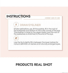 Gege Bear Liquid Eyeliner Pen Waterproof, Smudge-proof, Fast and Precise Makeup, Quick and Smooth Drying