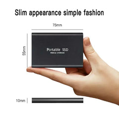 New Portable Hard Drive 1TB 2TB 4TB Solid Disk High Speed External Hard Disk USB3.1 Type-C Solid State Drive for PC/Phone/Loptop