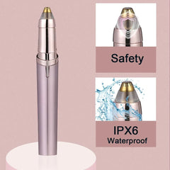 Electric Eyebrow Trimmer Security Hair Removal Eye Brow Epilator USB Charger Mini Shaper Shaver Hair Removal Painless Beauty