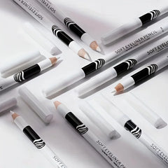 Wooden Rod White Inner Eyeliner Pen Eyelid Under Crease Pen Matte White Pen Beauty Eyeliner Easy Coloring