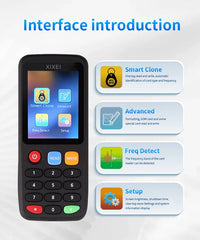 X7 Smart Card Reader RFID Key Clone Copier IC ID Token Copy Duplicator 125Khz Badge Writer 13.56Mhz NFC Tag Programmer