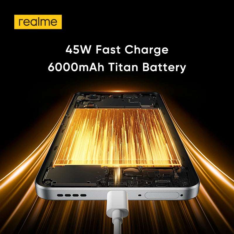 [2025 New] realme 14 5G Smartphone Snapdragon® 6 Gen 4 Chipset 120Hz AMOLED Display 6000mAh Battery 45W Charge NFC Google Play