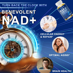 NAD Supplement Extra Strength for Women & Men, Resveratrol, PQQ, CoQ10 & Vitamin B3 – Energy Antioxidant,Cell Health Support