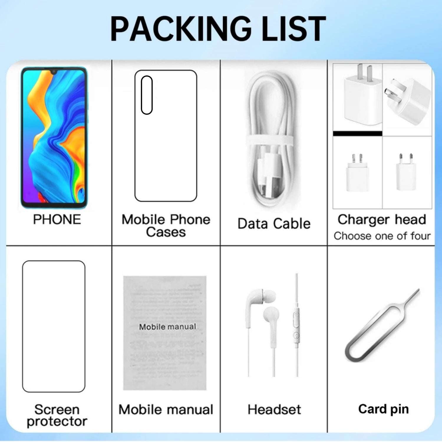 Huawei P30 Lite Global Unlocked Smartphone Android,6.15 inch,128GB ROM,24MP+32MP,Google Play Store, Mobile phone,Unlocked