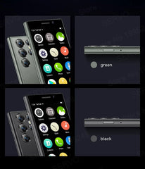 هاتف ذكي أصلي SERVO S24 Mini 4G Cellular GPS Android 10.0 التعرف على الوجه 2 جيجابايت / 16 جيجابايت 2000 مللي أمبير في الساعة شاشة 3 بوصات هواتف محمولة صغيرة