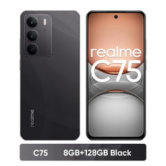 [النسخة الروسية] هاتف realme C75 الذكي NFC Helio G92 Max Chipset 45W Charger 6.72'' 90Hz Display 50MP Camera 50MP Battery 5828mAh