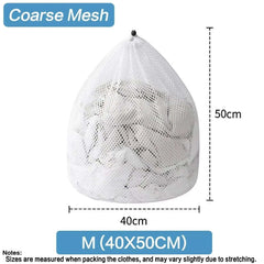 1PC Mesh Laundry Wash Bag – Machine Washable with Drawstring, Reusable & Travel-Friendly for Blouses, Stockings & Underwear