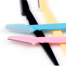 3/10Pcs  Eye Brow Epilation Hair Removal Cutters Safety Knife Makeup Scraper Eyebrow Trimmer Blade Women Face Shaver Portable