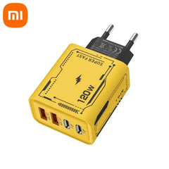 Xiaomi Original 120W Charger Ultra Fast Charging Type-C GaN Phone Charger USB-C QC 3.0 Phone Charger Adapter For iPhone Samsung