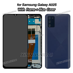Super TFT For Samsung Galaxy A02S LCD Display Touch Screen Digitizer Assesmbly Replacement Parts With Frame