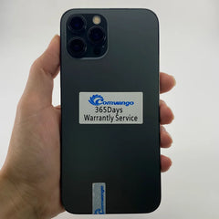 هاتف Apple iPhone 12 pro Max الأصلي غير مقفول بشاشة 6.7 بوصة وذاكرة 128 جيجابايت وذاكرة 256 جيجابايت وبطاقة هوية وجه وNFC وذاكرة قراءة فقط ومعالج A14 Bionic وiOS مستعمل