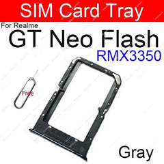 حامل بطاقة SIM لهاتف Realme GT Neo Neo Flash GT Neo2 2T GT Master Explorer 5G Nano محول بطاقة SIM أجزاء حامل البطاقة