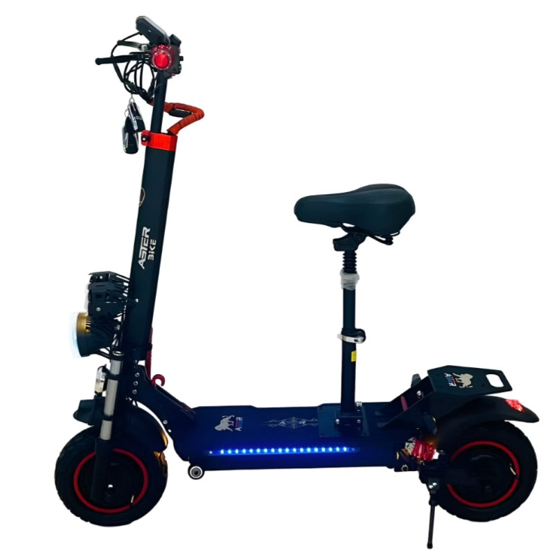 Q5 Pro Dual Motor Electric Scooter – 48V, 18AH, 2000W Power in Red