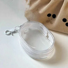 Portable Mini Zipper Storage Bag Keychain Box Organizer For Earphones Chargers Bags  A Gift for My Girlfriend Case
